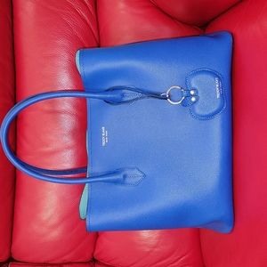 Teddy Blake VANESSA PALMELATTO Satchel Royal Blue